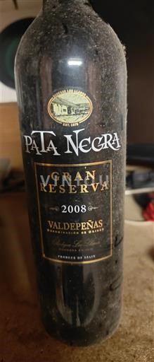 Castilië-La Mancha Valdepeñas Pata Negra Gran Reserva 2008