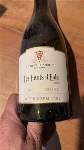 Rhône-dalen Crozes-Hermitage Héritiers Gambert Les Hauts d'Éole 2019