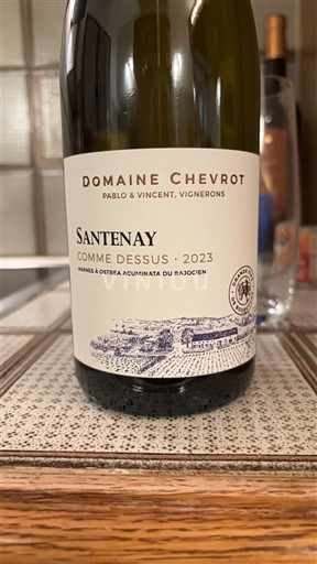 Burgundsko Santenay Domaine Chevrot Comme Dessus 2023