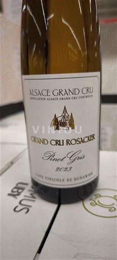Alsasko Rulandské šedé Grand Cru Cave Vinicole de Hunawihr Grand Cru Rosacker 2023
