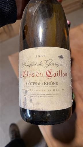 Vallée du Rhône Côtes-du-rhône Le Clos du Caillou Bouquet des Garrigues 2005