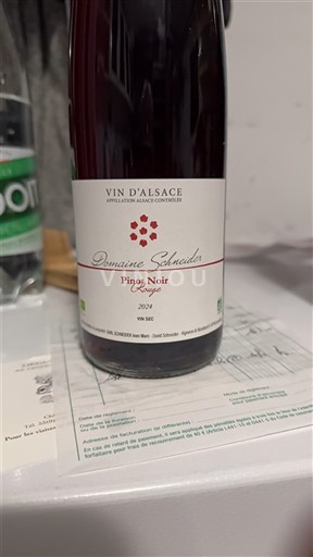 Elsass Pinot Noir Domaine Schneider 2024
