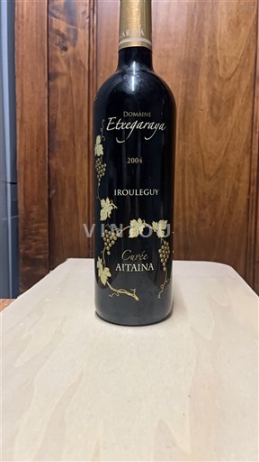 Sud-Ouest Irouléguy Domaine Etxegaraya Ataina 2004