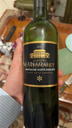 Bordeaux Montagne Saint-Émilion Château Arvouet 2022