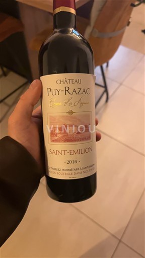 Bordeaux Saint-Émilion Château Puy-Razac Léa Anys 2016