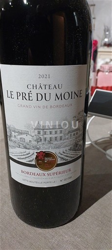 Bordeaux Bordeaux Supérieur Château Le Pré du Moine 2021