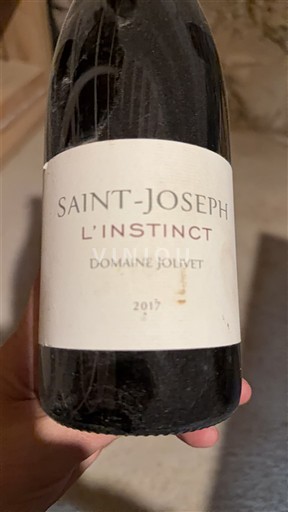 Rhône-dalen Saint-Joseph Domaine Jolivet L'Instinct 2017