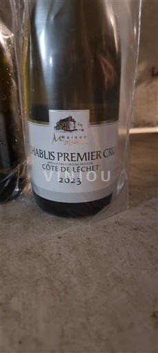 Burgundi Chablis Premier Cru Domaine Mosnier Côte de Léchet 2023