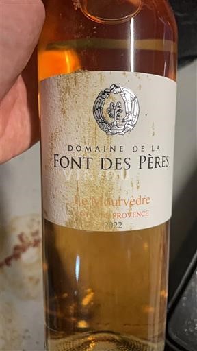 Provence Côtes-de-Provence Domaine La Font des Pères Le Mourvèdre 2022