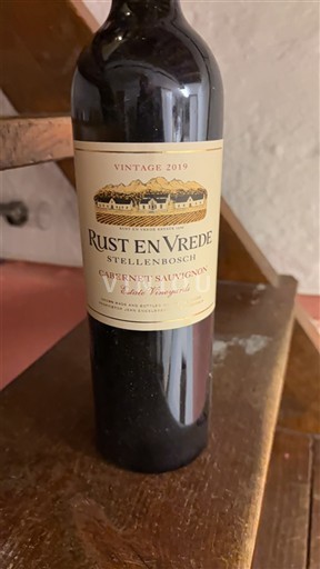 Região Costeira Stellenbosch Rust en Vrede Estate Vineyards Cabernet Sauvignon 2019