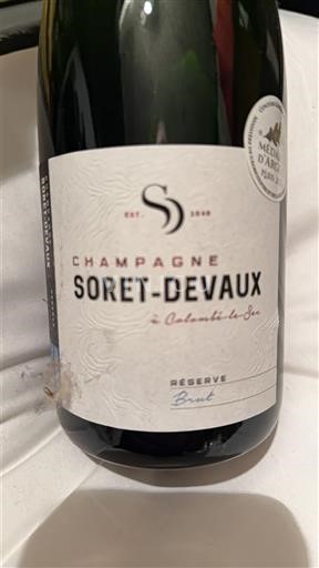 Champagne Soret-Devaux Réserve Non-Vintage