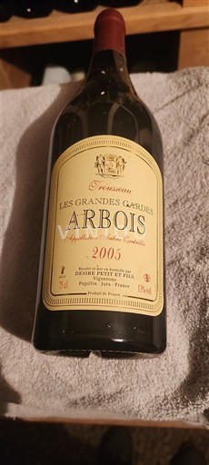 Jura Arbois Domaine Désiré Petit Les Grandes Gardes 2005