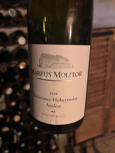 Mosella Markus Molitor Kinheimer Hubertuslay Auslese 2020
