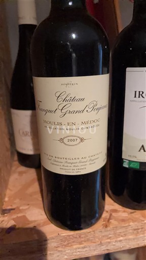 Bordeaux Moulis-en-Médoc Château Franquet Grand Peyron 2007