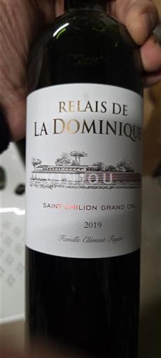 Bordeaux Saint-Émilion Grand Cru Grand Cru Relais de La Dominique 2019