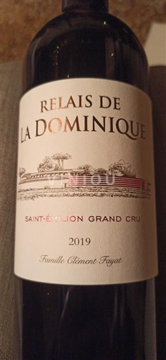Bordeaux Saint-Émilion Grand Cru Grand Cru Relais de La Dominique 2019