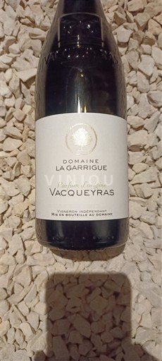 Rhônen laakso Vacqueyras Domaine La Garrigue Parfum d'origine 2024