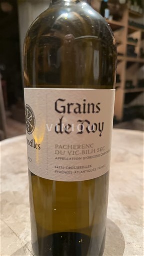 Sud-Ouest Pacherenc-du-vic-bilh Crouseilles Grains de Roy 2022