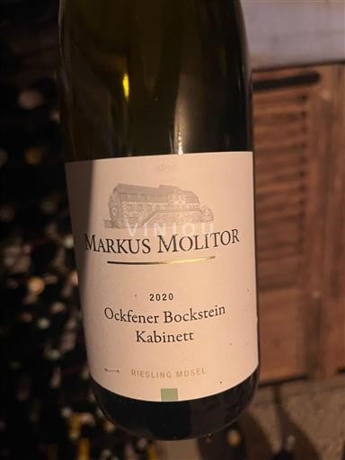 Moselle Mosel Markus Molitor Ockfener Bockstein Kabinett 2020