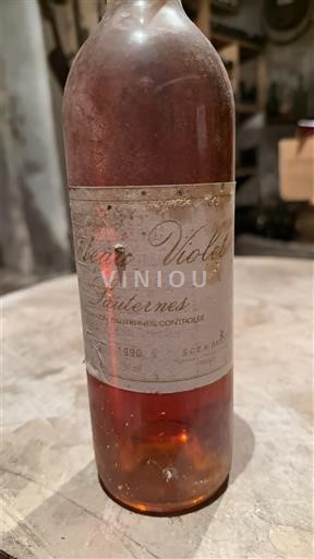Bordeaux Sauternes Château Violet 1990