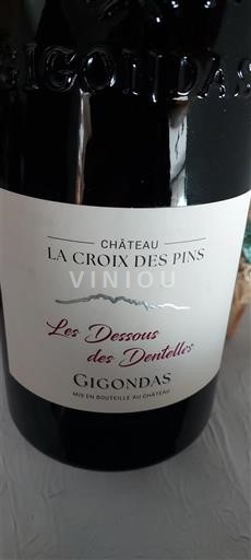 Thung lũng Rhône Gigondas Château La Croix des Pins Les Dessous des Dentelles 2023