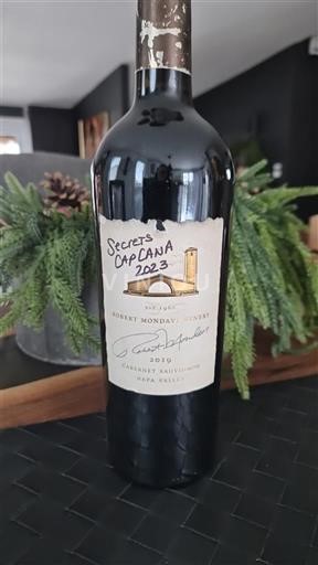 Kalifornialaiset AVA:t Napa Valley Robert Mondavi Winery Cabernet Sauvignon Napa Valley 2019