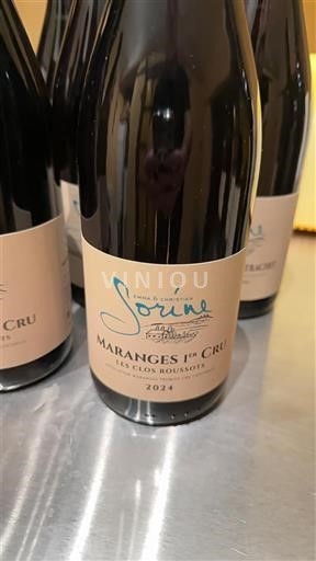 Burgundija Maranges Premier Cru Emma & Christian Sorine Les Clos Roussots 2024