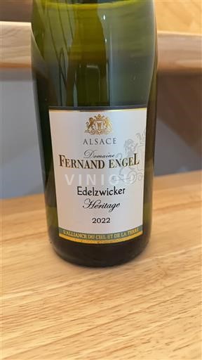 Alsace Edelzwicker Domaine Fernand Engel Edelzwicker Héritage 2022