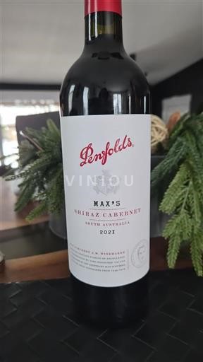 South Australia Not Specified Penfolds Max's Shiraz Cabernet 2021