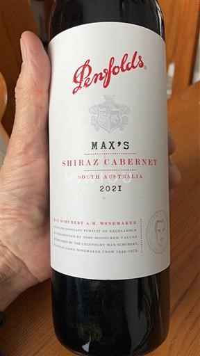 Južna Avstralija Ni doloceno Penfolds Max's Shiraz Cabernet 2021