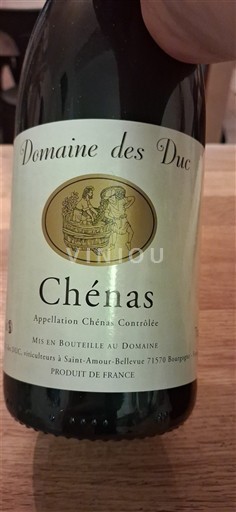 Beaujolais Chénas Domaine S Duc Non Millésimé
