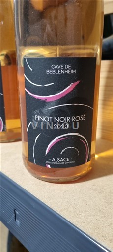 Alzacija Pinot noir Cave de Beblenheim Pinot Noir Rosé 2023