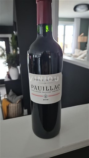 Bordeaux Pauillac Famille J.M Cazes 2018