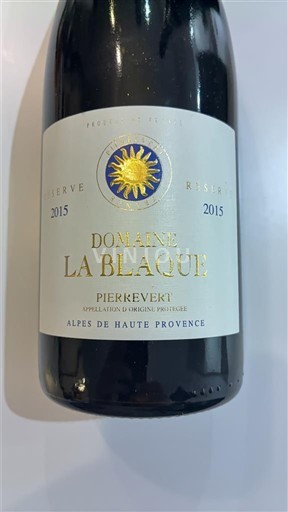Rhône Valley Pierrevert Domaine La Blaque Réserve 2015