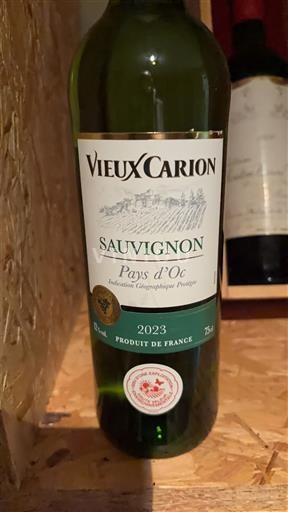 Languedoc-Roussillon Pays d'Oc Vieux Carion Sauvignon 2023