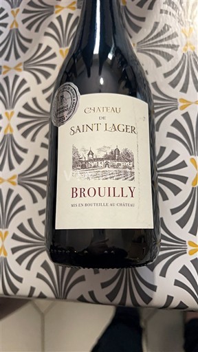 Beaujolais Brouilly Château Saint Lager 2023