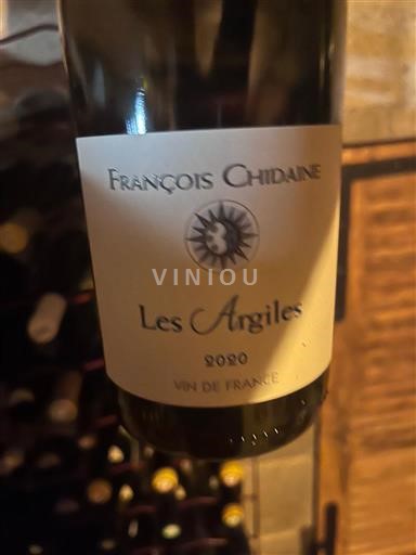 Vallée de la Loire François Chidaine Les Argiles 2020