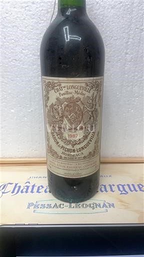 Bordeaux Pauillac Grand Cru Château Pichon-Longueville 1987