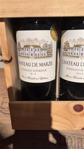 Bordeaux Bordeaux Supérieur Château Marzé 2012