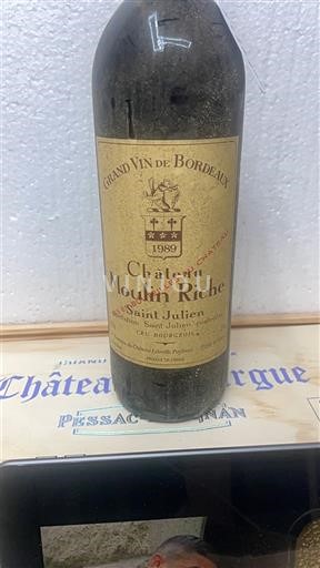 Burdeos Saint-Julien Château Moulin Riche 1989
