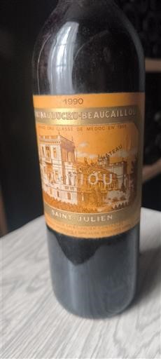 Burdeos Saint-Julien Grand Cru Château Cru-Beaucaillou 1990