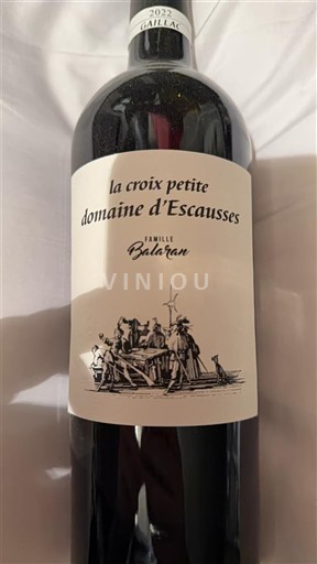 Sudoeste Gaillac Domaine Escausses la croix petite 2022