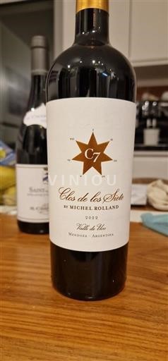 Mendoza Valle de Uco Clos de los Siete C7 2022