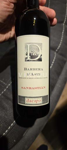 Piemont Barbera d'Asti Dacapo Sanbastian 2023