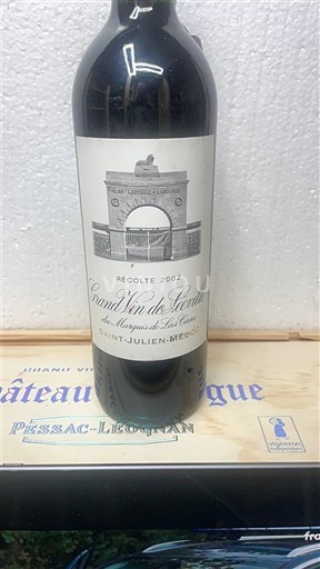 Burdeos Saint-Julien Grand Cru Château Léoville Las Cases Grand Vin de Léoville du Marquis de Las Cases 2002
