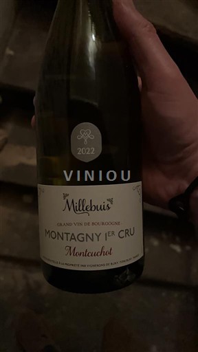Burgundija Montagny Premier Cru Millebuis Monteuchot 2022