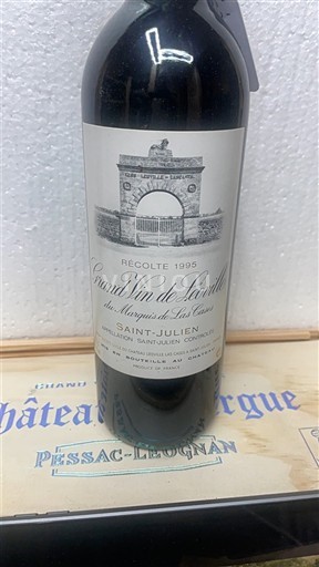 Burdeos Saint-Julien Grand Cru Château Léoville-Las Cases Grand Vin de Léoville du Marquis de Las Cases 1995
