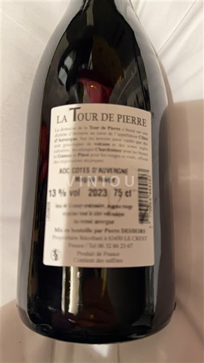 Loire Valley Côtes d'Auvergne La Tour de Pierre 2023