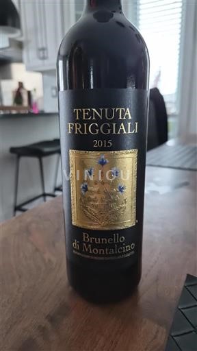 Toscana Brunello di Montalcino. Tenuta Friggiali 2015