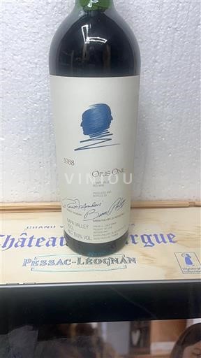 Kaliforniska AVA Napa Valley Opus One 1988